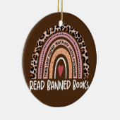 本読好きのための禁制書籍ヒョウ虹 セラミックオーナメント (右)