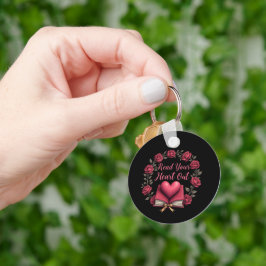 本読好きのハートが天国へ キーホルダー