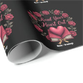 本読好きのハートが天国へ ラッピングペーパー (ロールコーナー)