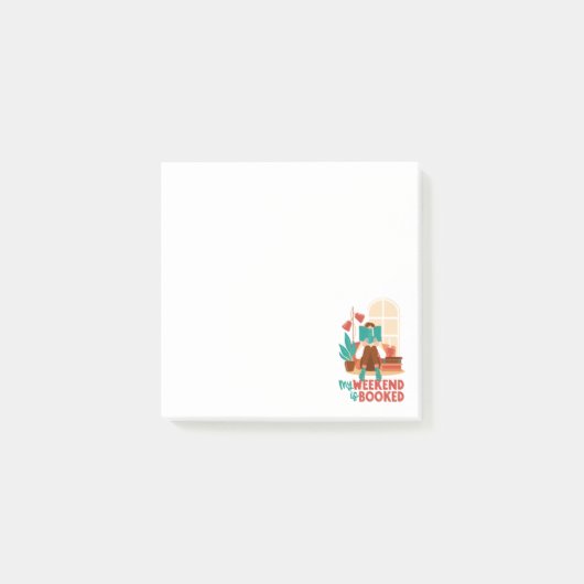 本読好きの週末 ポストイット (正面)