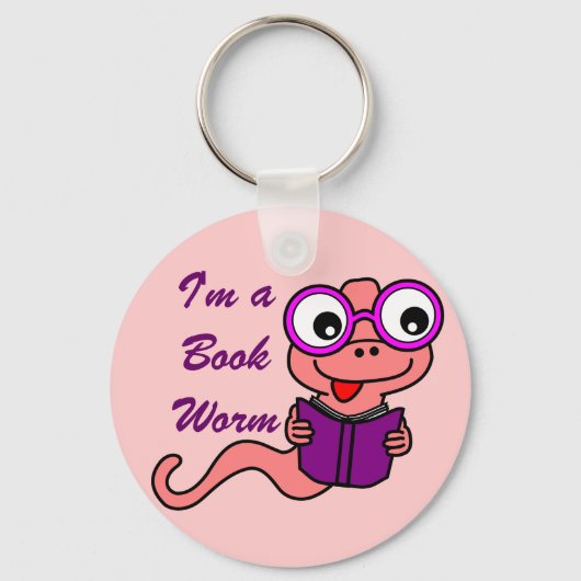 本読月：私はBook Worm キーホルダー (正面)