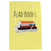 本読本の愛人パーソナライズされた ミディアムペーパーバッグ (正面)