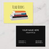 本読本愛好家 名刺 (正面/裏面)