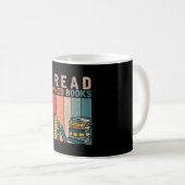 本読本、読書本、読書本Tシャツのコピーを禁止 コーヒーマグカップ (正面右)