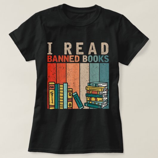 本読本、読書本、読書本Tシャツのコピーを禁止 Tシャツ (デザイン正面)