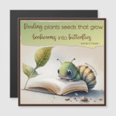 本読虫が蝶に変わる (正面/裏面)