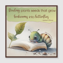 本読虫が蝶に変わる