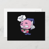 本読虫の読むおたく ポストカード (正面/裏面)