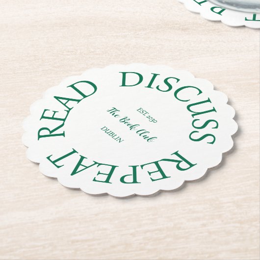 本読部を繰り返し話し合う ペーパーコースター (アングル)