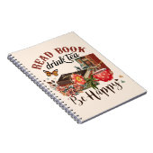 本読、お茶を飲み、幸せになれ ノートブック (右側)