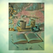 本読、コーヒーを飲む ウィンドウサイン (シート3)