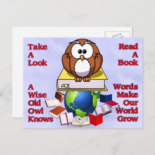 本読。 ポストカード (正面/裏面)