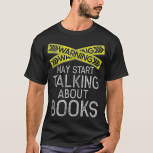 本警告本Lについて話し始めおもしろいるかもしれない Tシャツ