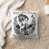 本買を書いて言えかわいらし クッション (ブランケット)