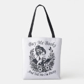 本買を書いて言えかわいらし トートバッグ (裏面)