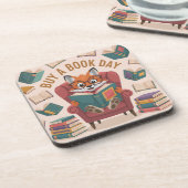 本買日のプラスチックのコースターセット コースター (左側)