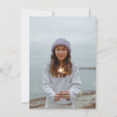 本質 |フォトフレームの卒業発表 招待状 (裏面)