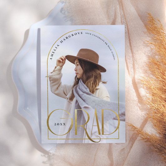 本質 |フォトフレームの卒業発表 招待状