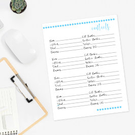 本連絡文具紙 |ベビーブルー