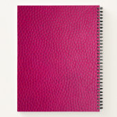 本革ユーモア弁護士ジャーナル 個人名入り 法律  ノートブック (裏面)