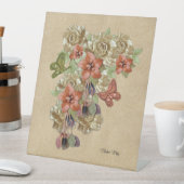 本革及びスエードぶら下がったアートのタペストリー 台座サイン (インサイチュ)