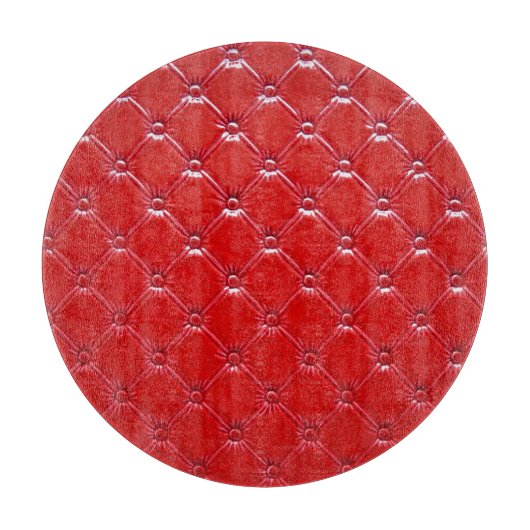 本革張り：多目的デコール カッティングボード (正面)