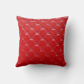 本革張り：多目的デコール クッション (裏面)