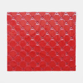 本革張り：多目的デコール フリースブランケット (正面(横))