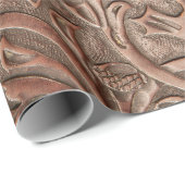 本革 ウエスタンスタイル ナチュラル カウボーイ ラッピングペーパー (ロールコーナー)