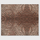 本革 西部劇スタイル ナチュラル カウボーイ ラッピングペーパー (フラット)