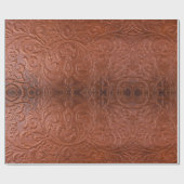 本革 西部劇スタイル ナチュラル カウボーイ レザー ラッピングペーパー (フラット)