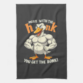 本音を台無しあなたが得るボンクフィットネス キッチンタオル (縦)