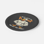 本音を台無しあなたが得るボンクフィットネス ペーパープレート (アングル)