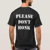 本音を立てないで Tシャツ (裏面)