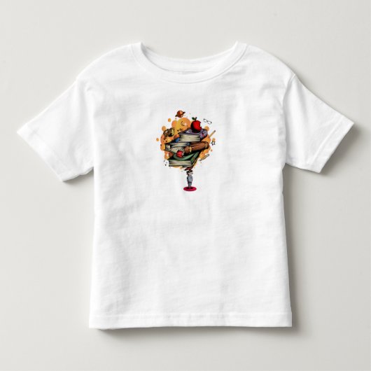 本頭が切れる トドラーTシャツ (正面)