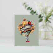 本頭が切れる ポストカード (スタンド正面)