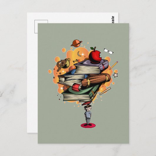 本頭が切れる ポストカード (正面/裏面)