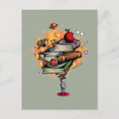 本頭が切れる ポストカード (正面)