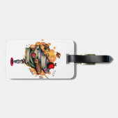 本頭が切れる ラゲッジタグ (裏面横)