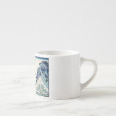 本願寺より望む富士山 日本木版画 エスプレッソカップ (右)