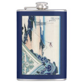 本願寺より望む富士山 日本木版画 フラスク (正面)