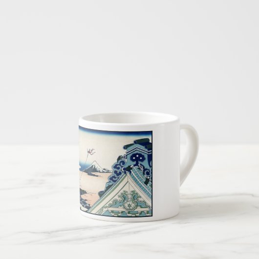 本願寺富士山木版画の日本の絶景 エスプレッソカップ (正面右)