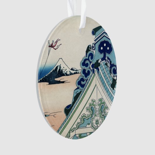 本願寺富士山木版画の日本の絶景 オーナメント (正面)