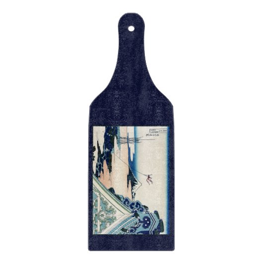 本願寺富士山木版画の日本の絶景 カッティングボード (正面)