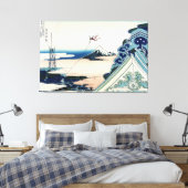 本願寺富士山木版画の日本の絶景 キャンバスプリント (インサイチュ (寝室))