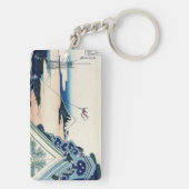 本願寺富士山木版画の日本の絶景 キーホルダー (裏面)