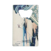 本願寺富士山木版画の日本の絶景 クレジットカード栓抜き (裏面)