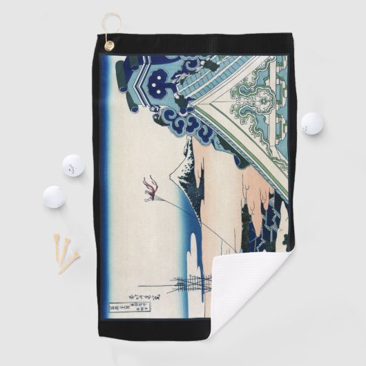 本願寺富士山木版画の日本の絶景 ゴルフタオル (インサイチュ)
