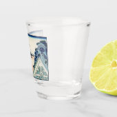 本願寺富士山木版画の日本の絶景 ショットグラス (右)