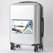 本願寺富士山木版画の日本の絶景 シール (スーツケース)